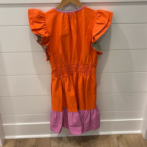 THML Gorgeous Pleather Dress Clemson Tigers Medium NWT - Picture 4 of 8